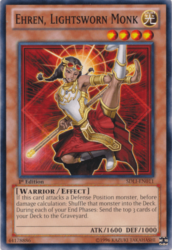 Ehren, Lightsworn Monk - SDLI-EN011 Common 1st Edition