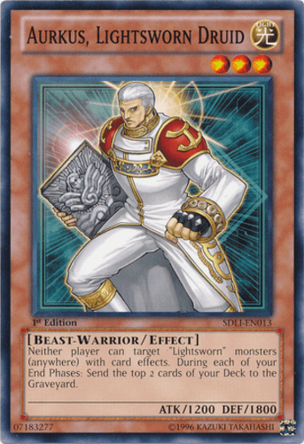 Aurkus, Lightsworn Druid - SDLI-EN013 Common 1st Edition