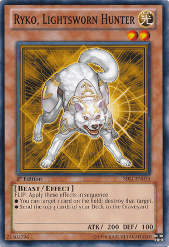 Ryko, Lightsworn Hunter - SDLI-EN015 Common 1st Edition