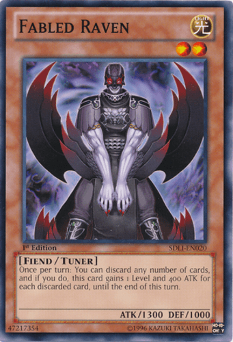 Fabled Raven - SDLI-EN020 Common 1st Edition