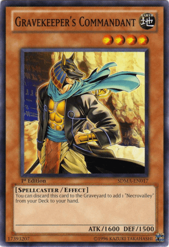 Gravekeeper's Commandant - SDMA-EN017 Common 1st Edition