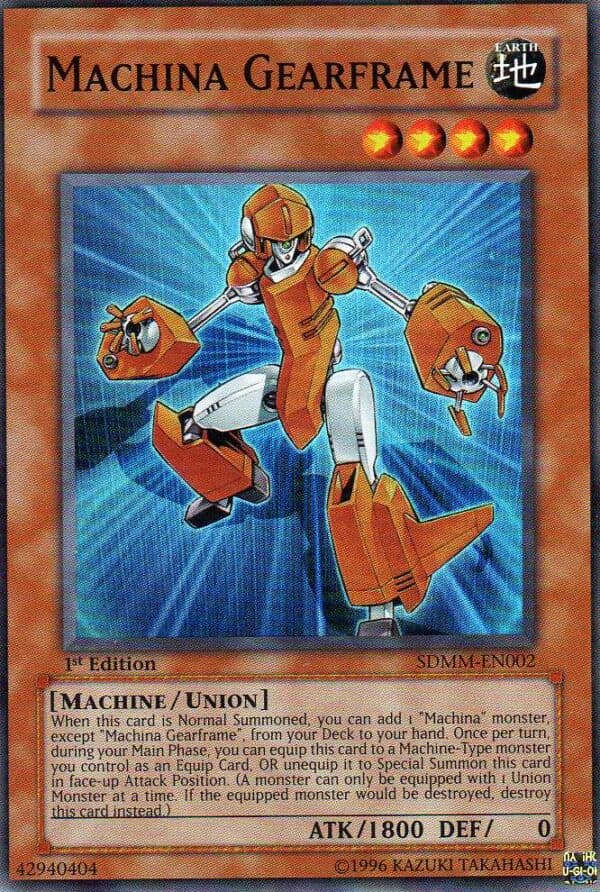 Machina Gearframe - SDMM-EN002 Super Rare 1st Edition