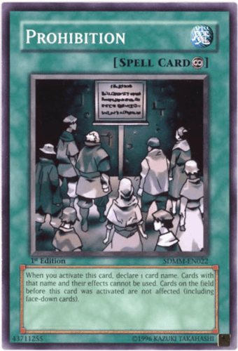 Prohibition - SDMM-EN022 Common 1st Edition