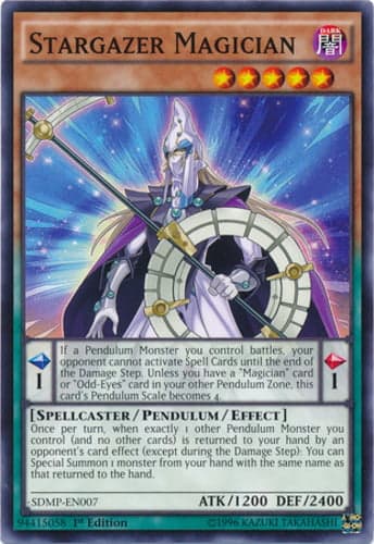 Stargazer Magician - SDMP-EN007 Common 1st Edition