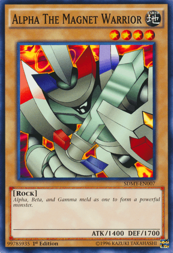 Alpha The Magnet Warrior - SDMY-EN007 Common 1st Edition