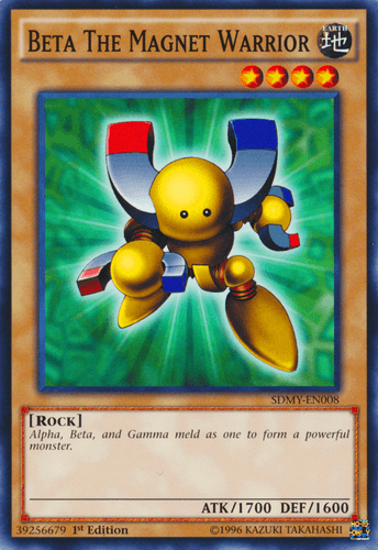Beta The Magnet Warrior - SDMY-EN008 Common 1st Edition