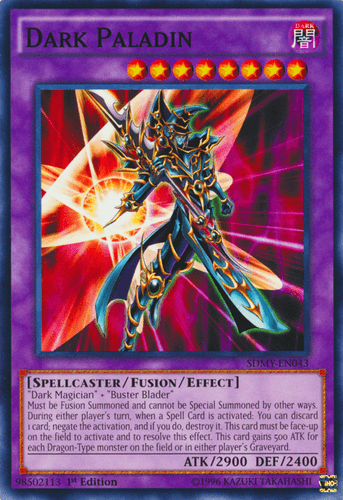 Dark Paladin - SDMY-EN043 Common 1st Edition