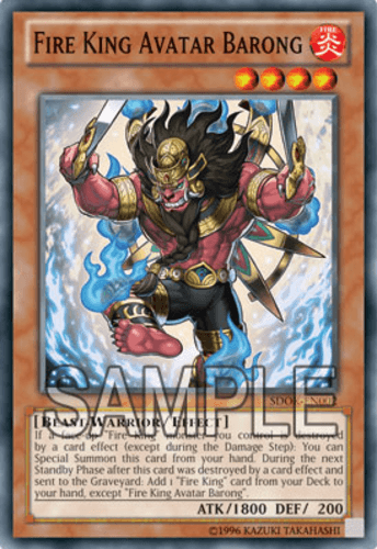 Fire King Avatar Barong - SDOK-EN002 Common 1st Edition