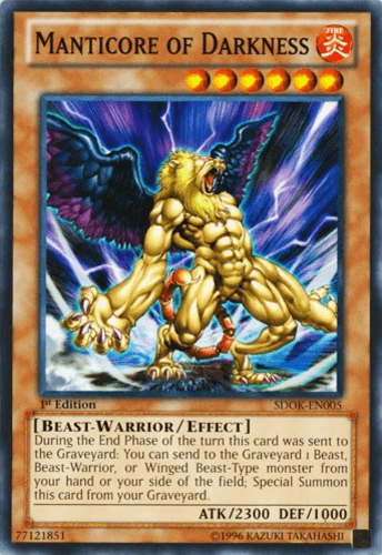 Manticore of Darkness - SDOK-EN005 Common 1st Edition