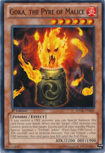 Goka, the Pyre of Malice - SDOK-EN006 Common 1st Edition