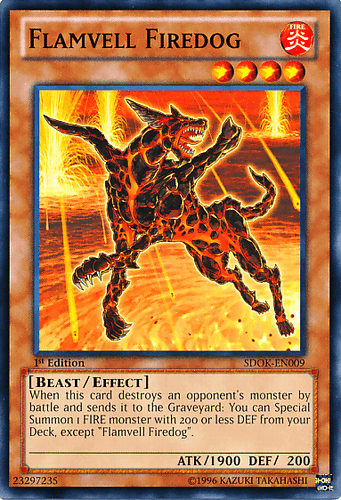 Flamvell Firedog - SDOK-EN009 Common 1st Edition