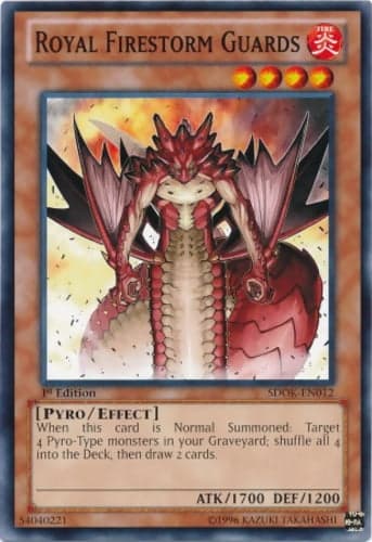 Royal Firestorm Guards - SDOK-EN012 Common 1st Edition