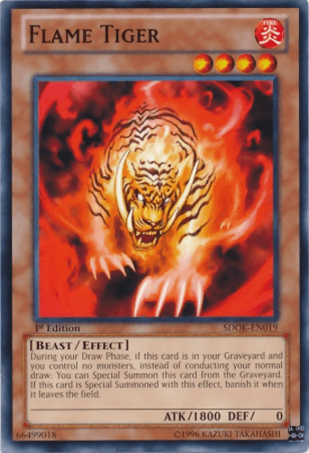 Flame Tiger - SDOK-EN019 Common 1st Edition