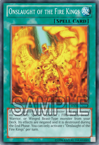 Onslaught of the Fire Kings - SDOK-EN022 Super Rare 1st Edition