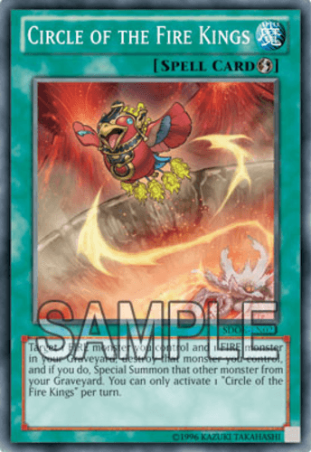 Circle of the Fire Kings - SDOK-EN023 Super Rare 1st Edition