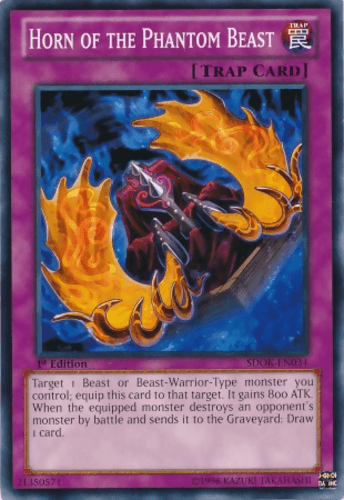 Horn of the Phantom Beast - SDOK-EN034 Common 1st Edition
