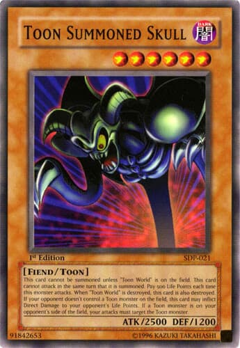 Toon Summoned Skull - SDP-021 Common Unlimited