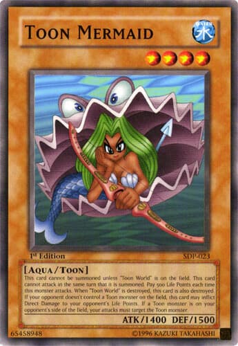 Toon Mermaid - SDP-023 Common 1st Edition