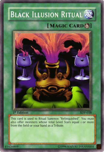 Black Illusion Ritual - SDP-038 Common 1st Edition