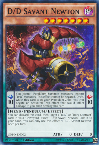 D/D Savant Newton - SDPD-EN002 Common 1st Edition