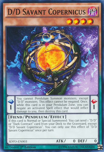 D/D Savant Copernicus - SDPD-EN003 Common 1st Edition