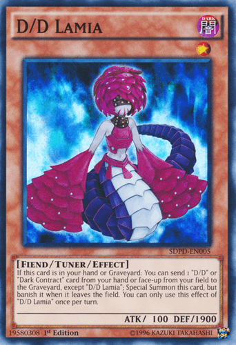 D/D Lamia - SDPD-EN005 Super Rare 1st Edition