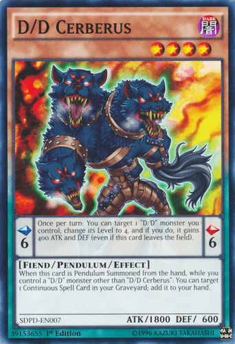 D/D Cerberus - SDPD-EN007 Common 1st Edition