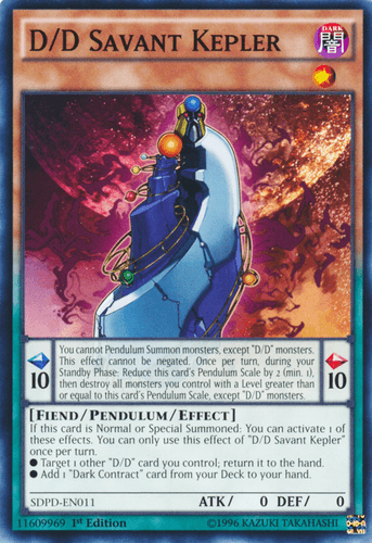 D/D Savant Kepler - SDPD-EN011 Common 1st Edition