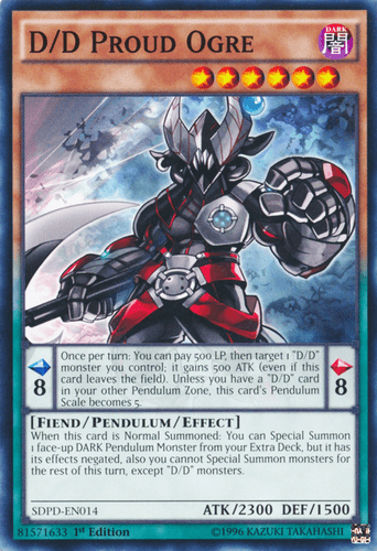 D/D Proud Ogre - SDPD-EN014 Common 1st Edition