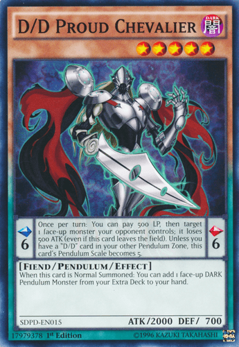 D/D Proud Chevalier - SDPD-EN015 Common 1st Edition
