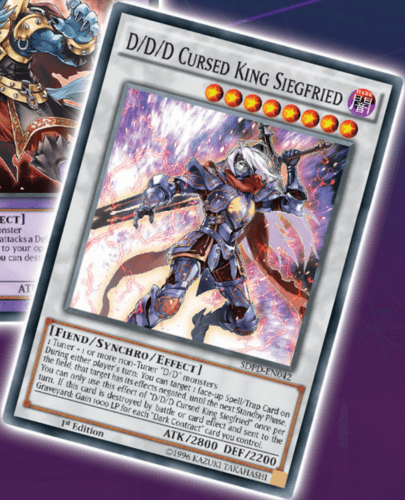 D/D/D Cursed King Siegfried - SDPD-EN042 Super Rare 1st Edition