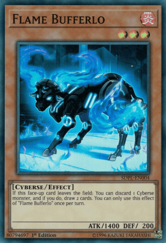 Flame Bufferlo - SDPL-EN004 Super Rare 1st Edition
