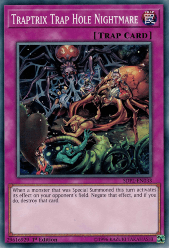 Traptrix Trap Hole Nightmare - SDPL-EN033 Common 1st Edition