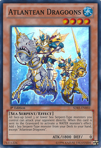 Atlantean Dragoons - SDRE-EN002 Super Rare 1st Edition