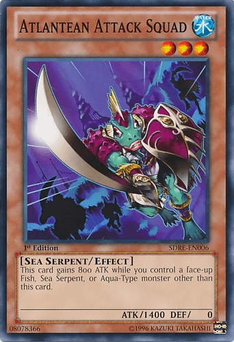 Atlantean Attack Squad - SDRE-EN006 Common 1st Edition