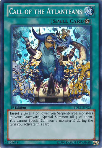 Call of the Atlanteans - SDRE-EN023 Super Rare 1st Edition