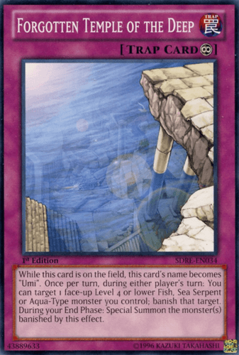 Forgotten Temple of the Deep - SDRE-EN034 Common 1st Edition