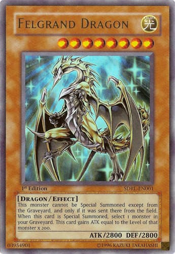Felgrand Dragon - SDRL-EN001 Ultra Rare 1st Edition