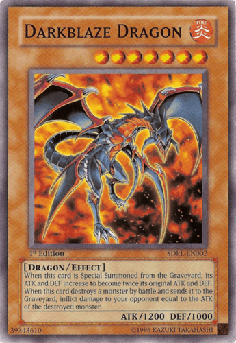 Darkblaze Dragon - SDRL-EN002 Common 1st Edition
