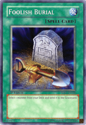 Foolish Burial - SDRL-EN020 Common 1st Edition
