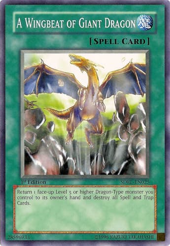 A Wingbeat of Giant Dragon - SDRL-EN025 Common 1st Edition