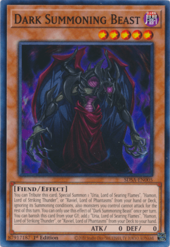 Dark Summoning Beast - SDSA-EN005 Common 1st Edition