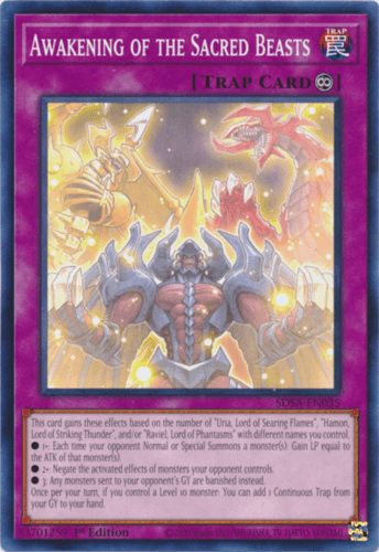 Awakening of the Sacred Beasts - SDSA-EN035 Common 1st Edition