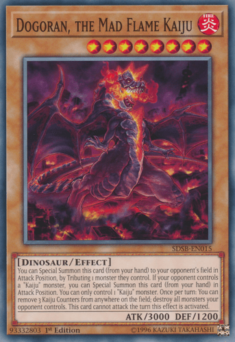 Dogoran, the Mad Flame Kaiju - SDSB-EN015 Common 1st Edition