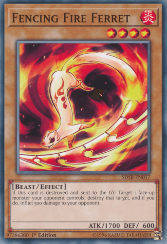 Fencing Fire Ferret - SDSB-EN017 Common 1st Edition
