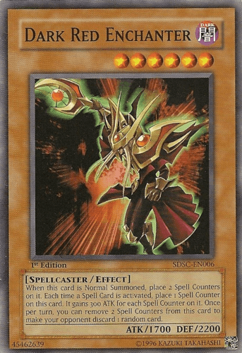 Dark Red Enchanter - SDSC-EN006 Common 1st Edition