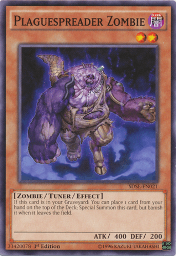 Plaguespreader Zombie - SDSE-EN021 Common 1st Edition