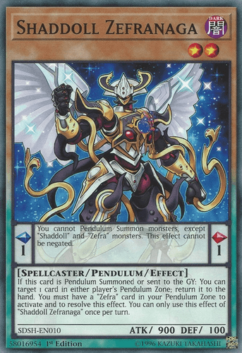 Shaddoll Zefranaga - SDSH-EN010 Common Unlimited