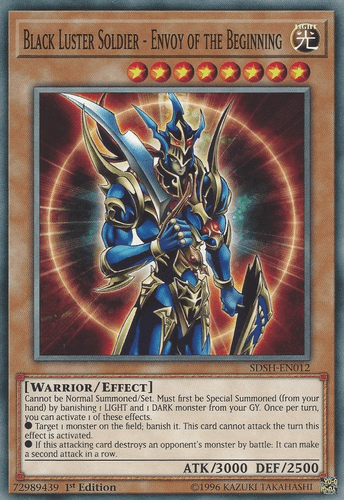Black Luster Soldier - Envoy of the Beginning - SDSH-EN012 Common 1st Edition