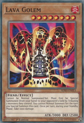 Lava Golem - SDSH-EN013 Common 1st Edition